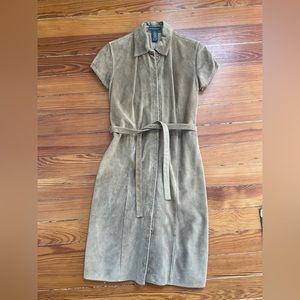 Banana republic suede dress